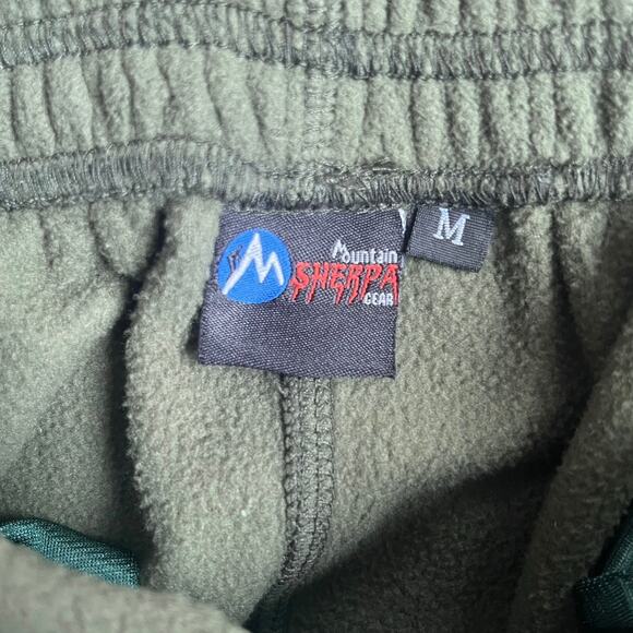 Sherpa Mountain Gear Green Fleece Jogger Pants‎ Men’s Size Small - Picture 3 of 5